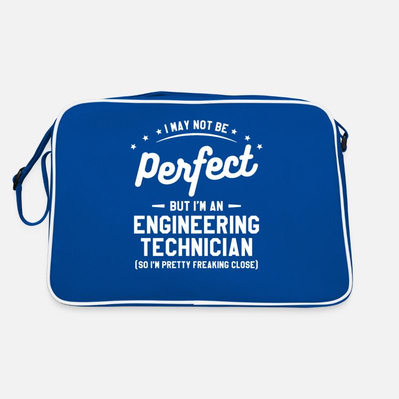 Ich bin vielleicht nicht perfekt, aber ich bin ein Ingenieur Retro Tasche