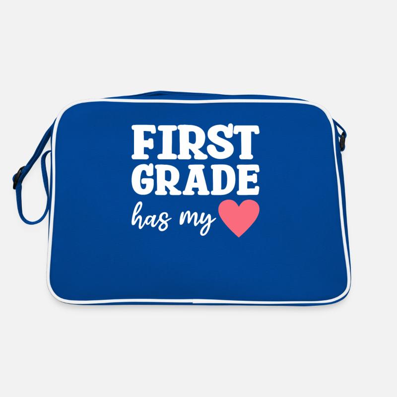 First Grade Has My Heart Valentine's Day Retro Bag