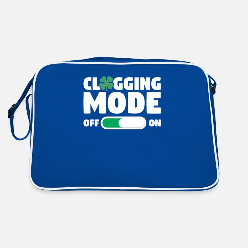 Clogging Mode On St. Patrick's Day Shamrock Retro Bag