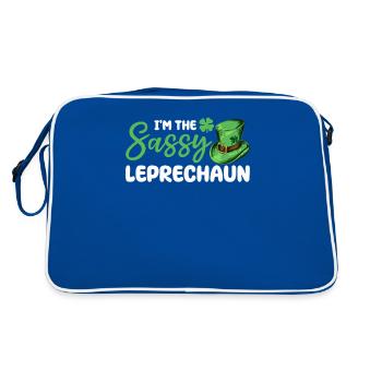 Je suis le lutin impertinent de la Saint-Patrick - Sac Retro - bleu/blanc - Dos