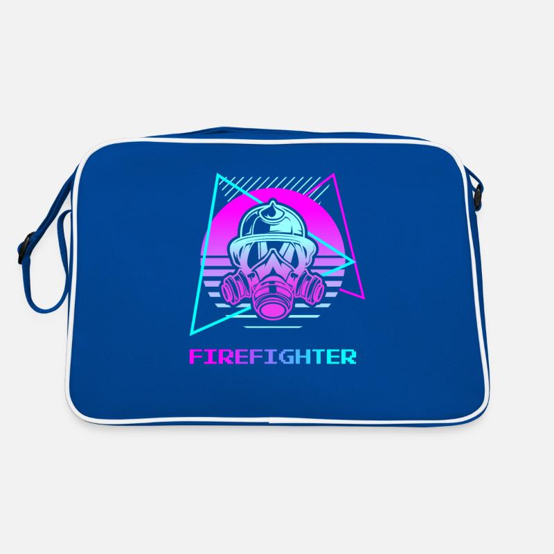Rétro pompier pompier Sac Retro