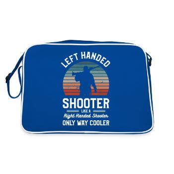 Tireur gaucher comme un tireur droitier - Sac Retro - bleu/blanc - Dos