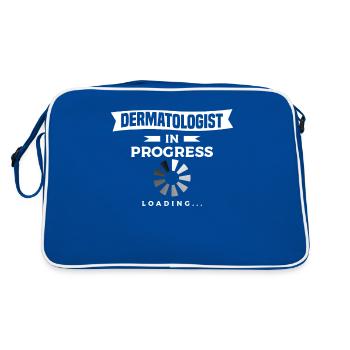 Dermatologist In Progress Loading Dermatology - Retro Bag - blue/white - Back