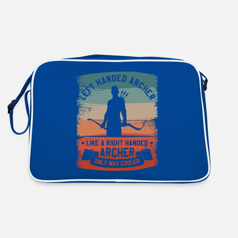 Left Handed Archer Like A Right Handed Archer Retro Bag
