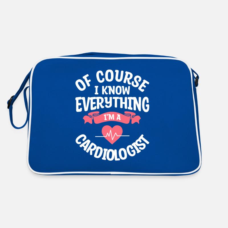 Of Course I Know Everything I'm A Cardiologist Retro Bag