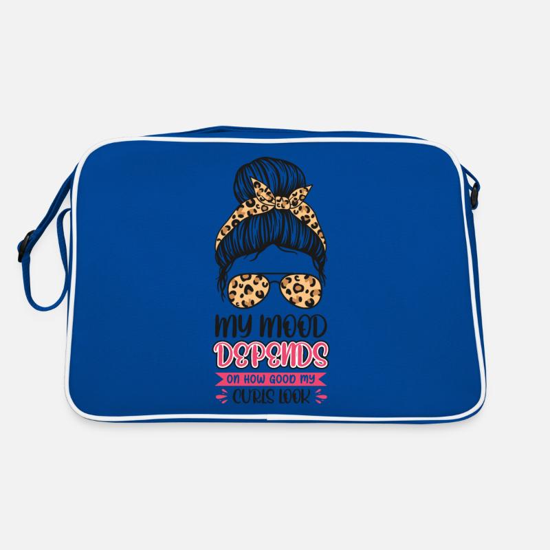 Mon humeur dépend de la beauté de mes boucles. Sac Retro