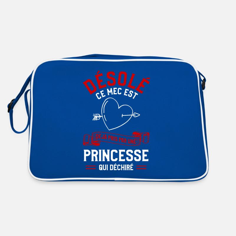 Désolé Ce Mec Est Déjà Pris Par Une Princesse Qui Sac Retro