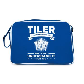 Tiler Je peux vous l’expliquer mais je ne peux pas - Sac Retro - bleu/blanc - Dos