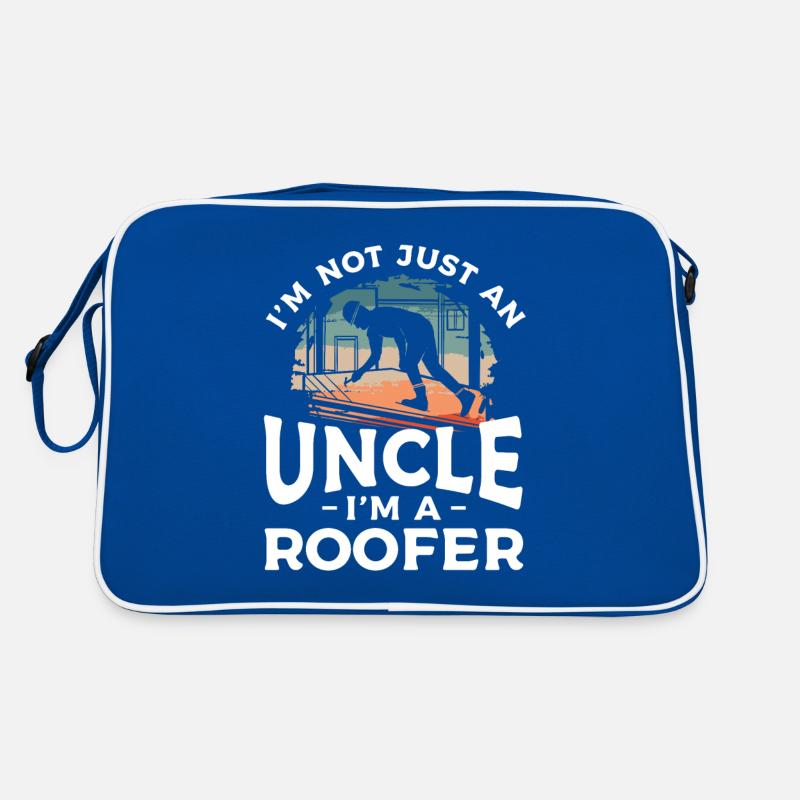 Ich bin nicht nur ein Onkel, ich bin ein Dachdecker Dachdecker Retro Tasche