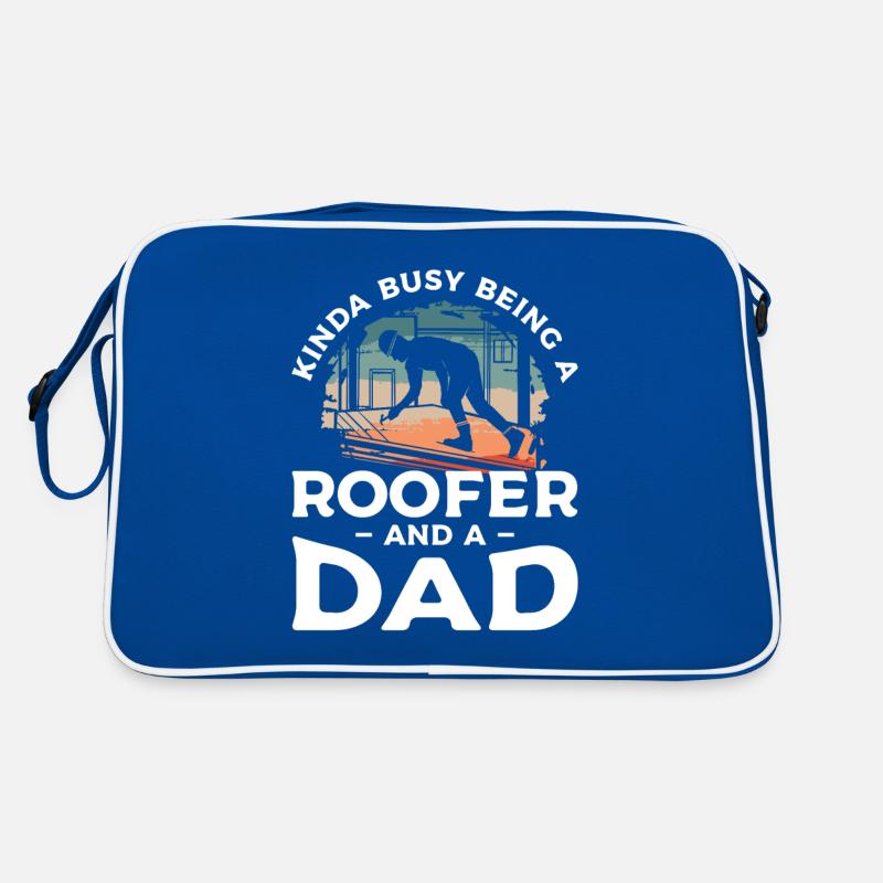 Ich bin nicht nur ein Vater, ich bin ein Dachdecker Dachdecker Retro Tasche