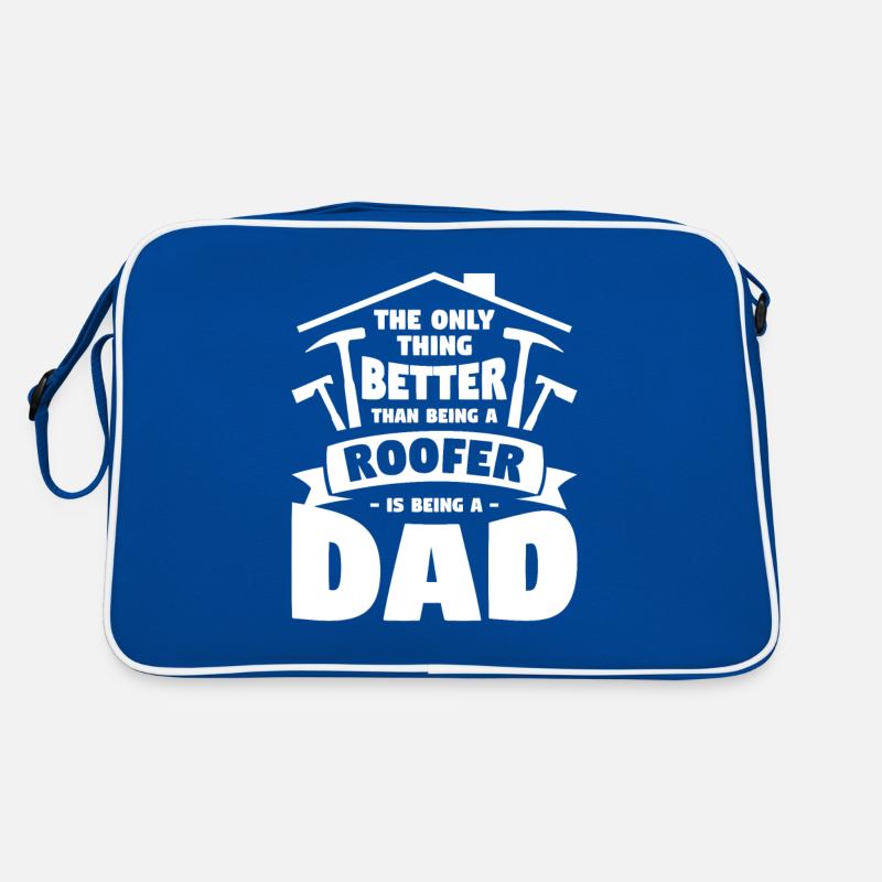 Ich bin nicht nur ein Vater, ich bin ein Dachdecker Dachdecker Retro Tasche