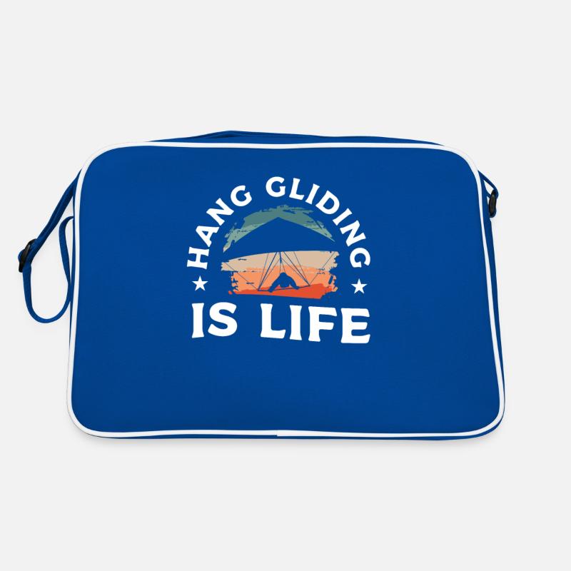 Hang Gliding Is Life Hang Glider Gliders Retro Bag