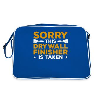 Désolé, ce finisseur de cloison sèche est pris Drywaller - Sac Retro - bleu/blanc - Dos