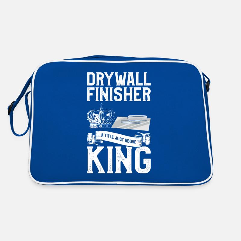 Drywall Finisher A Title Just Above King Drywaller Retro Bag