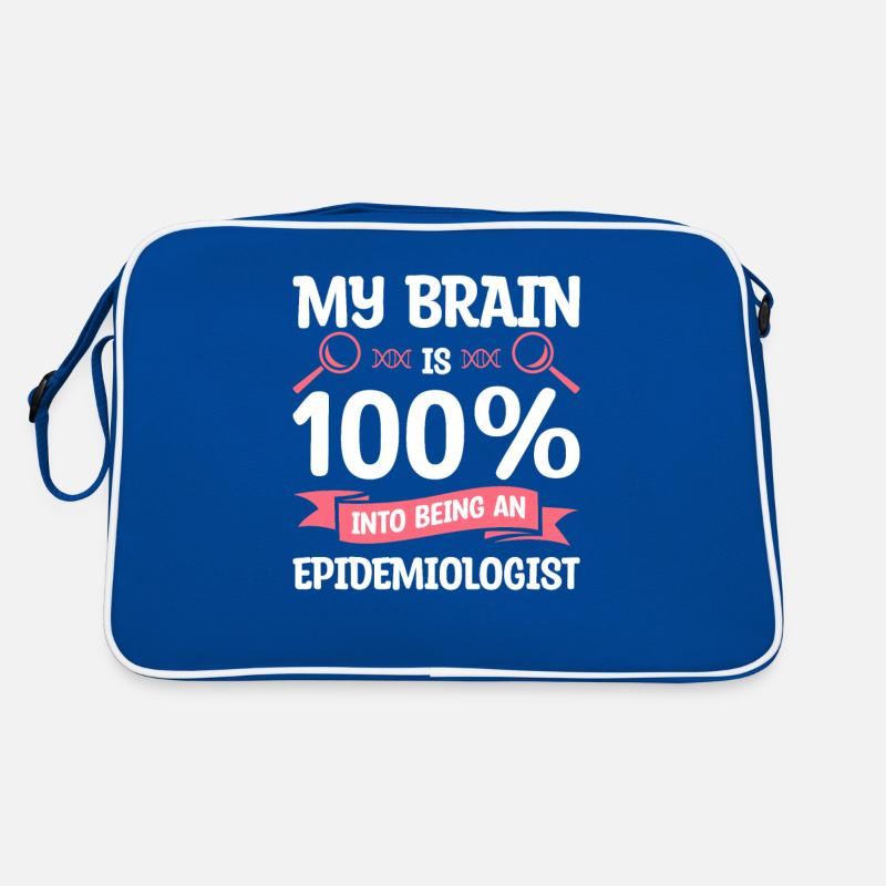 Mon cerveau est à 100% en épidémiologiste Sac Retro