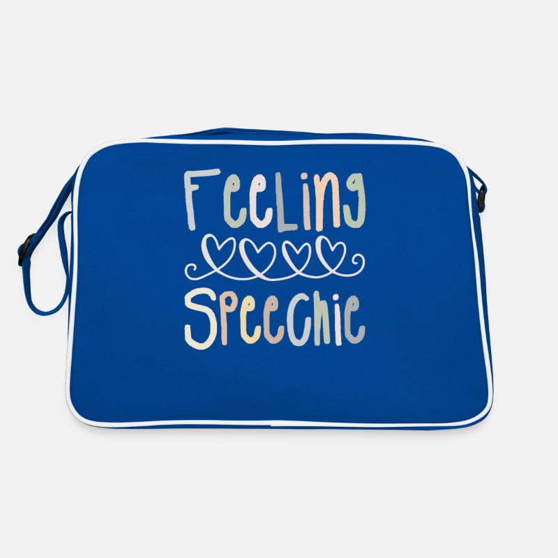 Feeling Speechie Sprachpathologe SLPA Retro Tasche