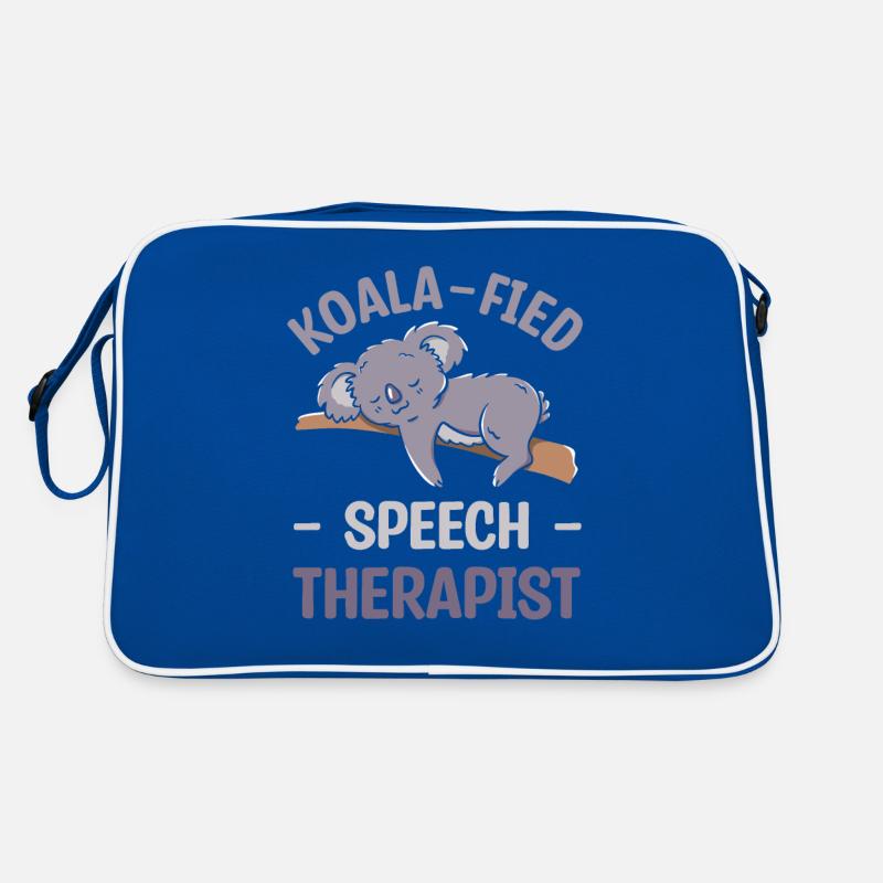 Koala-Fied Speech Therapist Pathologist SLP Retro Bag