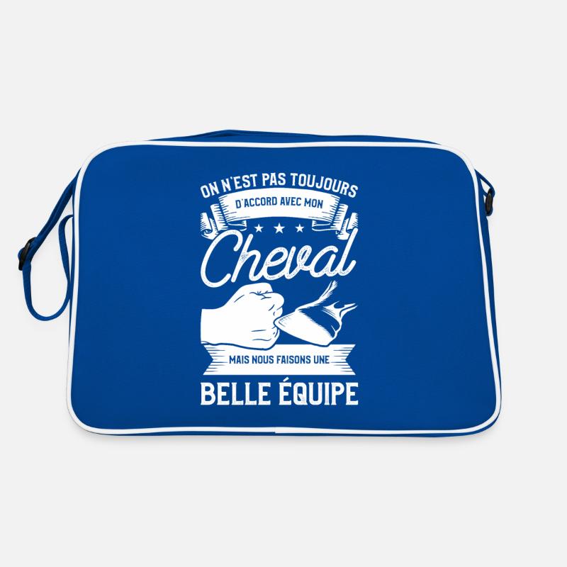 On N'est Pas Toujours D'accord Avec Mon Cheval Sac Retro