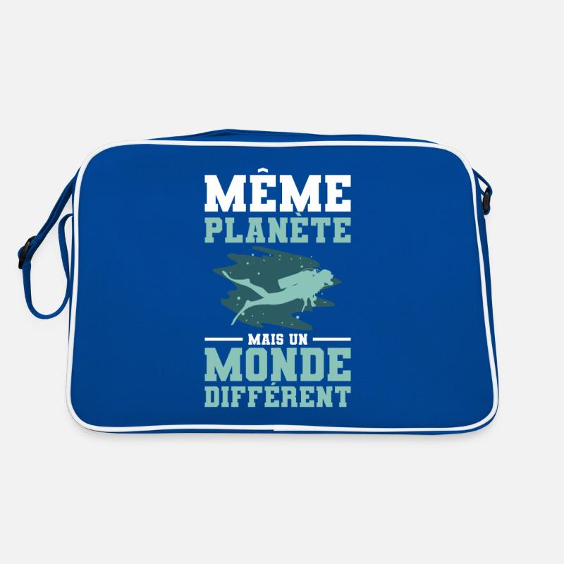Même Planète Mais Un Monde Différent Plongée Sac Retro