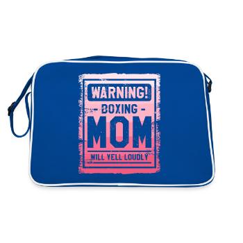Ich bin die verrückte Reha-Krankenschwester, die dich vor RN gewarnt hat - Retro Tasche - Blau/Weiß - Hinten