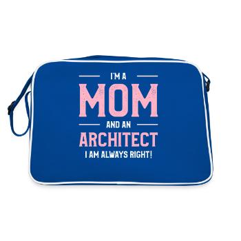 I'm The Crazy Rehab Nurse They Warned You About RN - Sac Retro - bleu/blanc - Dos