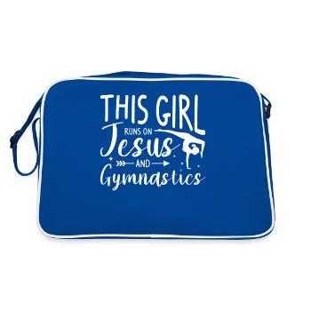 I'm The Crazy Rehab Nurse They Warned You About RN - Retro Bag - blue/white - Back