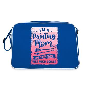 I'm The Crazy Rehab Nurse They Warned You About RN - Retro Bag - blue/white - Back