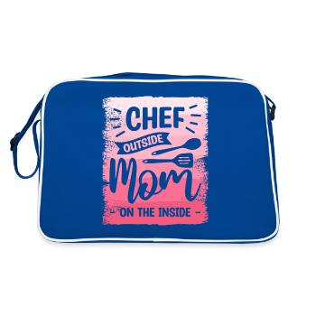 I'm The Crazy Rehab Nurse They Warned You About RN - Retro Bag - blue/white - Back
