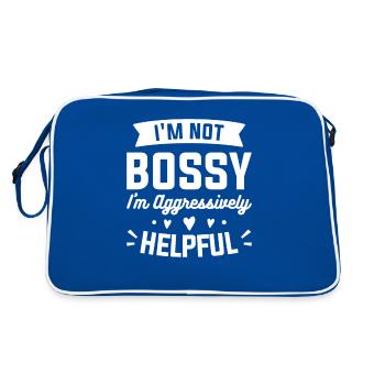 I'm The Crazy Rehab Nurse They Warned You About RN - Sac Retro - bleu/blanc - Dos
