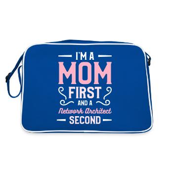 I'm The Crazy Rehab Nurse They Warned You About RN - Sac Retro - bleu/blanc - Dos