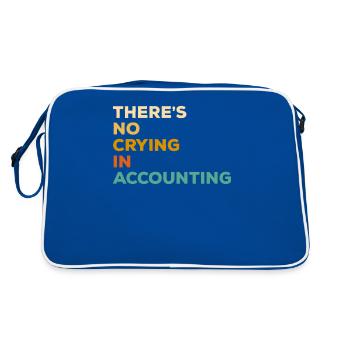 Il n’y a pas de pleurs chez Comptable comptable CPA - Sac Retro - bleu/blanc - Dos