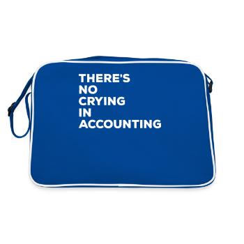 Il n’y a pas de pleurs chez Comptable comptable CPA - Sac Retro - bleu/blanc - Dos