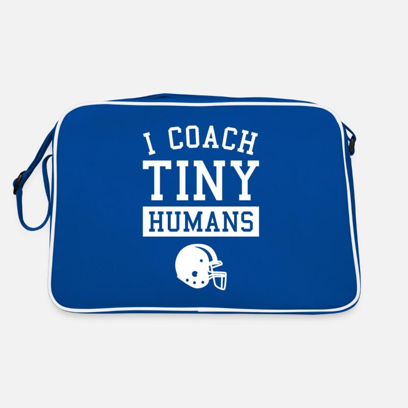 I Coach Tiny Humans Coaching Baseball Coaches Retro Bag