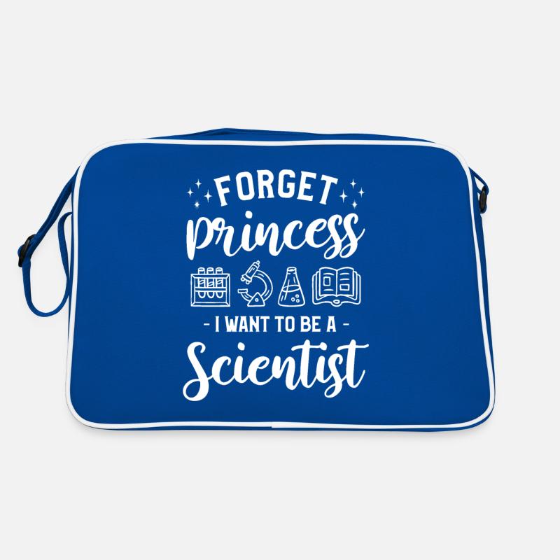 Forget Princess I Want To Be A Scientist Science Retro Bag