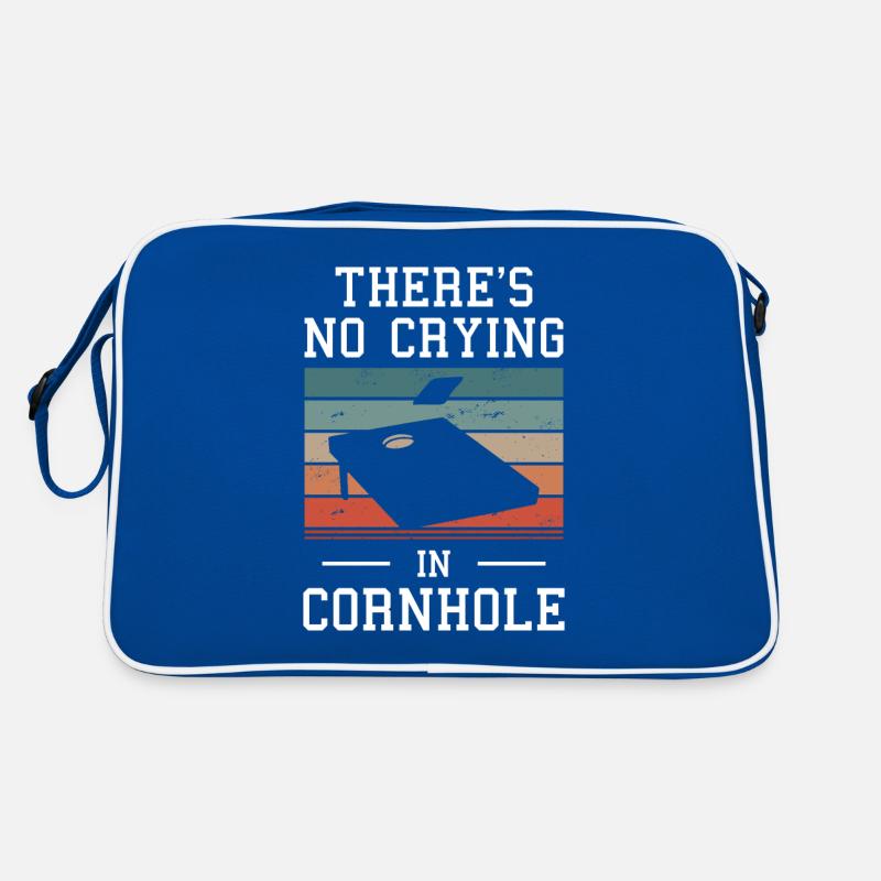 Rétro Il n’y a pas de pleurs à Cornhole Sac Retro