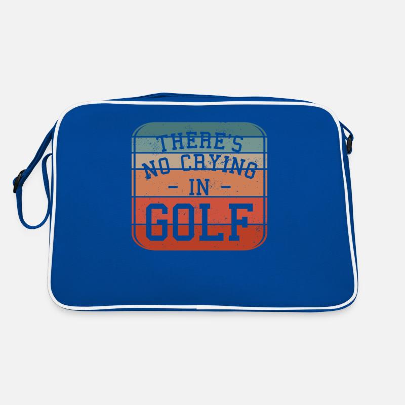 Rétro Il n’y a pas de pleurs dans le golf Golfeur Sac Retro
