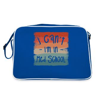 Je ne peux pas Je suis à l’école de médecine Future Doctor Medical - Sac Retro - bleu/blanc - Dos