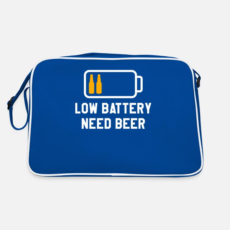 Low Battery Need Beer Brewing Brew Brewer Retro Bag