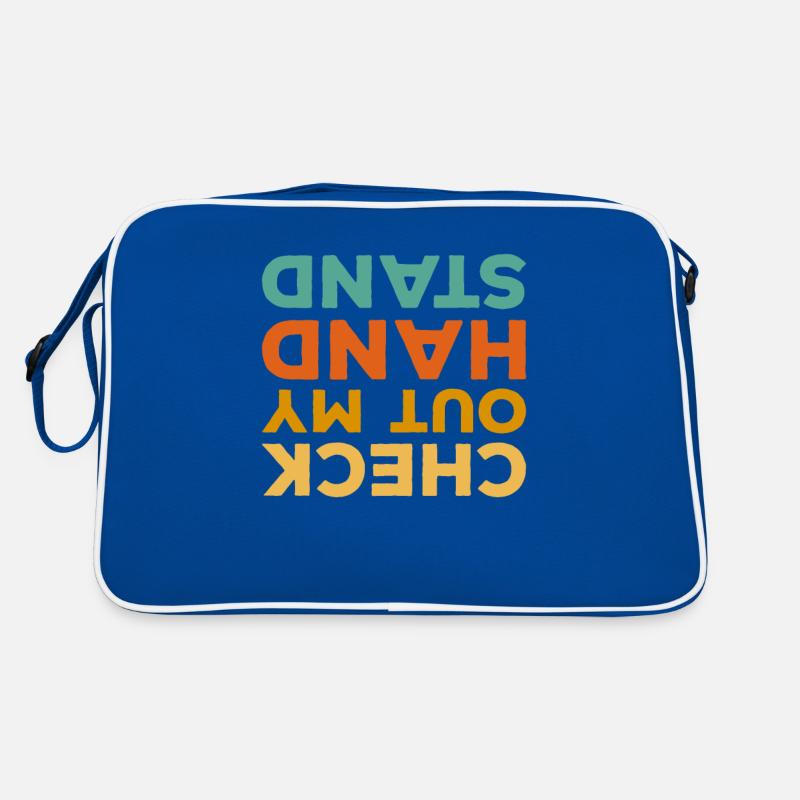 Schauen Sie sich meinen Handständer an Breakdance Breakdance Retro Tasche