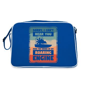 Désolé, je ne peux pas vous entendre sur le son de mon - Sac Retro - bleu/blanc - Dos