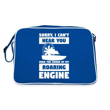 Désolé, je ne peux pas vous entendre sur le son de mon - Sac Retro - bleu/blanc - Dos