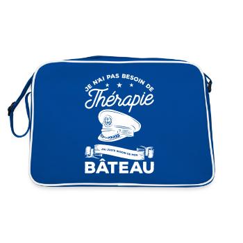 Pas Besoin De Thérapie J'ai Juste Besoin De Mon - Sac Retro - bleu/blanc - Dos