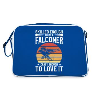 Assez habile pour devenir un fauconnier assez fou - Sac Retro - bleu/blanc - Dos