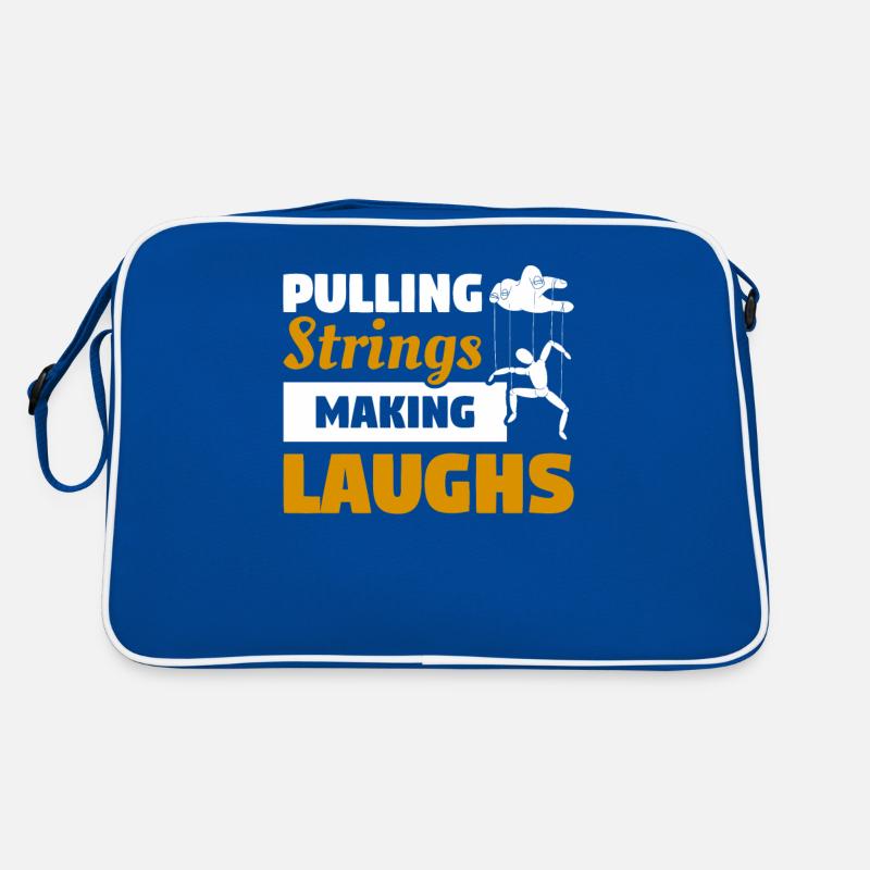 Pulling Strings Making Laughs Puppetry Puppeteer Retro Bag
