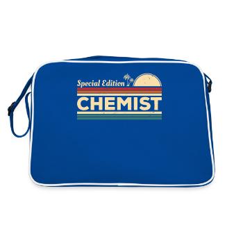 Vintage Special Edition Chemist Chemistry - Retro Bag - blue/white - Back