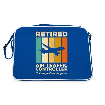 Contrôleur de la circulation aérienne à la retraite Ce n’est pas mon problème - Sac Retro - bleu/blanc - Dos