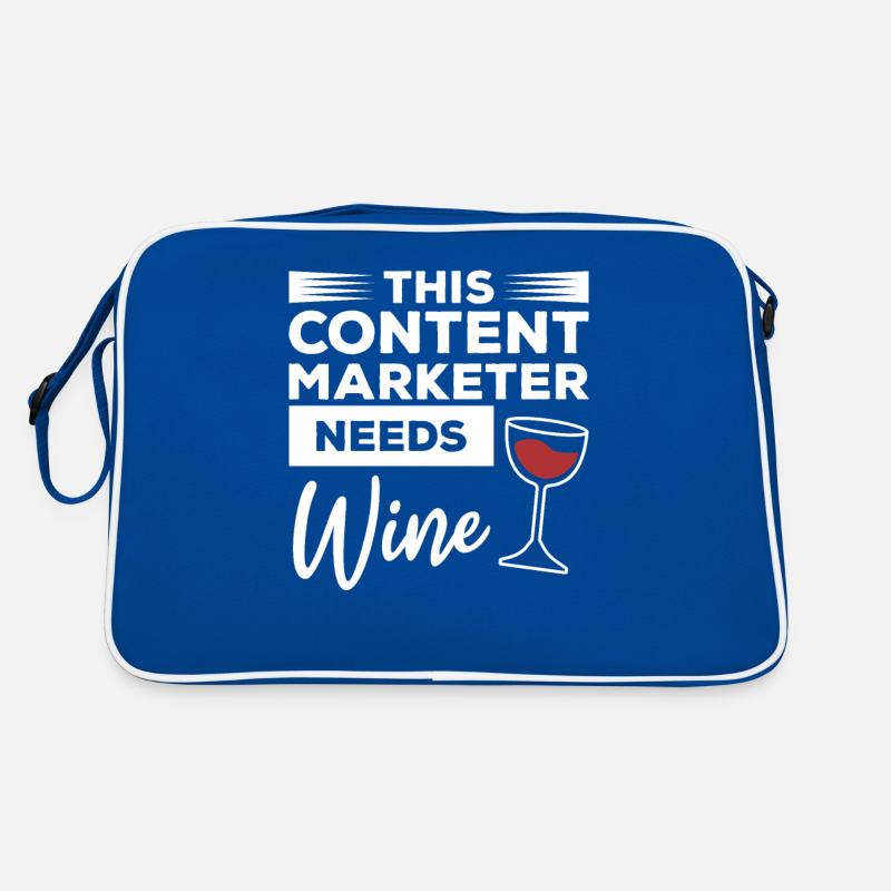 This Content Market Needs Wine Marketing Retro Bag