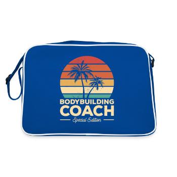 Vintage Bodybuilding Coach Édition Spéciale - Sac Retro - bleu/blanc - Dos