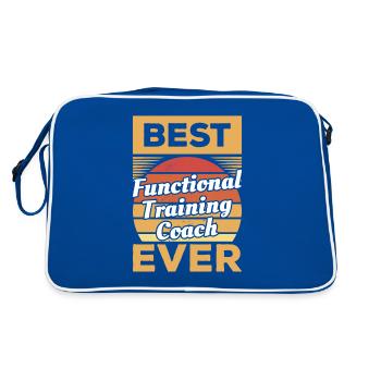 Vintage Best Functional Training Coach Ever - Retro Bag - blue/white - Back