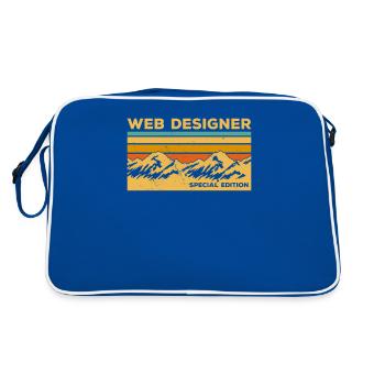 Programmation Vintage Web Designer Special Edition - Sac Retro - bleu/blanc - Dos